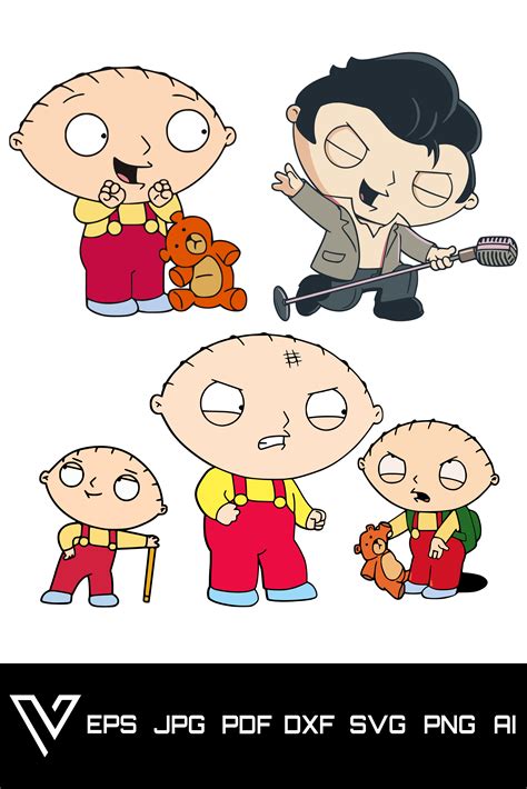 Stewie Griffin Family Guy SVG Bundle Family Guy Stewie | Etsy | Griffin ...