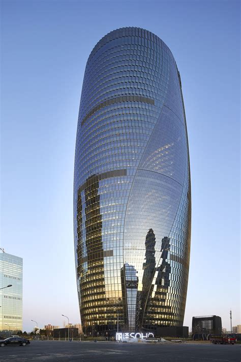 Zaha Hadid’s Leeza SOHO tower in Beijing debuts world’s tallest atrium - Curbed