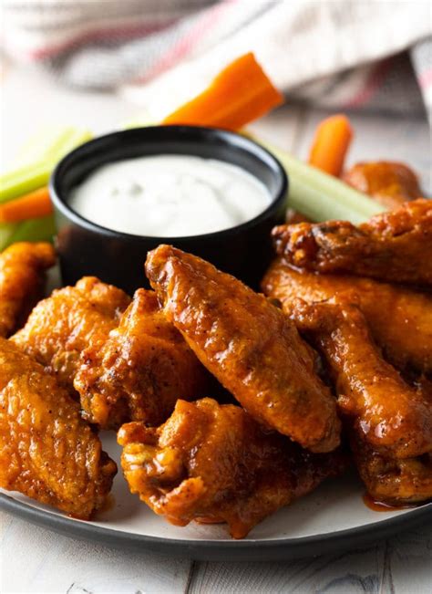 Best Crispy Baked Buffalo Wings Recipe (VIDEO) - A Spicy Perspective