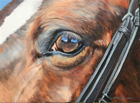 Horse eye painting by artist Mark Grice #horse #equineart #painting # ...