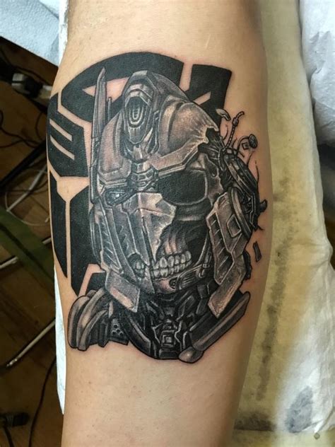 Optimus Prime Logo Tattoo