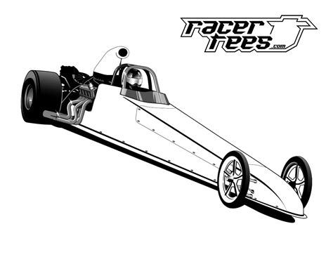 Realistic Drag Racing Coloring Pages - Kagutaba