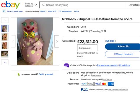 ‘Original’ Mr Blobby costume goes on sale on eBay – and someone is ...