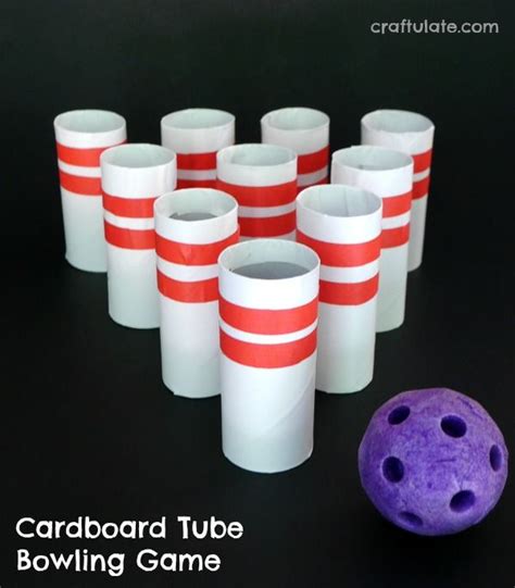 Cardboard Tube Bowling Game - Craftulate