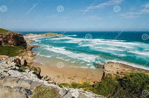 Robberg Nature Reserve Near Plettenberg Bay Indian Ocean Waves. South African Beautiful ...