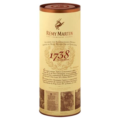 Remy - 1738 Cognac 750 ML – Get Me A Drank - A Personal Bottle and Premium Cocktail Delivery Service