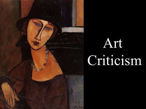 Art criticism