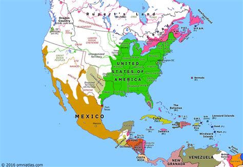 Outbreak of the Mexican–American War | Historical Atlas of North America (13 May 1846) | Omniatlas