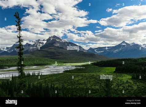 Rocky mountains in Banff National Park Stock Photo - Alamy