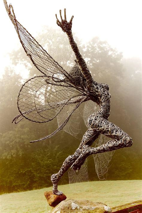 These Fantasy Wire Sculptures By Robin Wight Are From a Fairy World