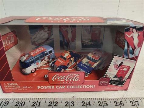 3 PC. COCA-COLA CAR SET - Isabell Auction