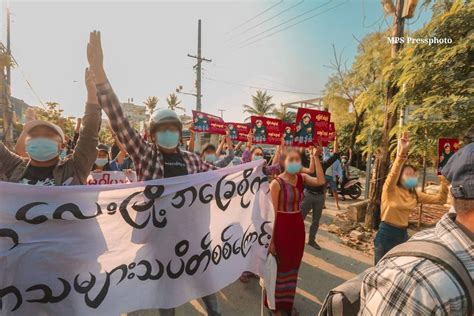 Myanmar Now on Twitter: "Education staff, graduates, students and ...