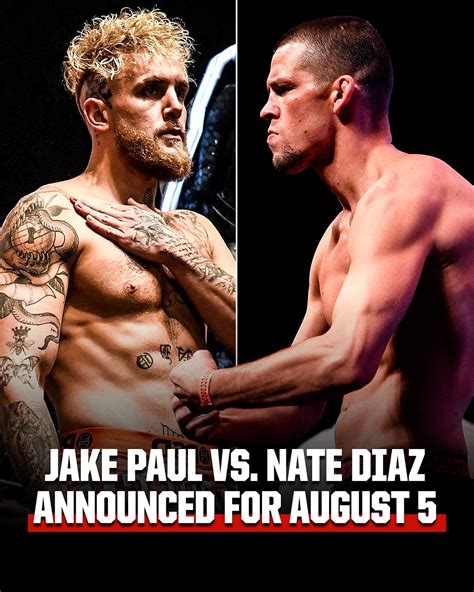 Jake Paul vs Nate Diaz - sekaraisnanti