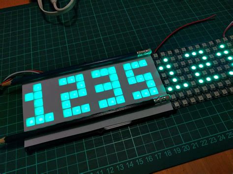 32x8 LED Matrix grid for diffuser by peaberry - Thingiverse | Led ...