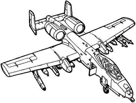 Warthog Plane Drawing