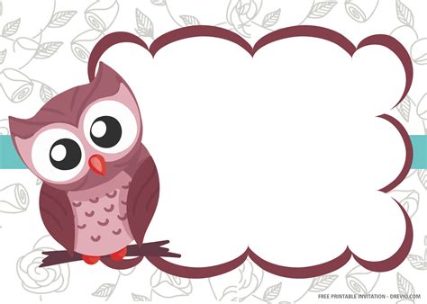 Free Printable Owl Invitation Templates | Download Hundreds FREE ...