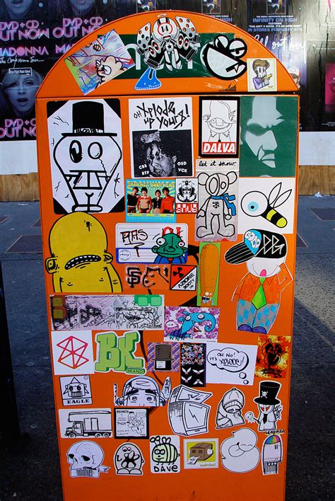 Outdoor Stickers - 10 Sticker Combos from the Streets of New York City ...