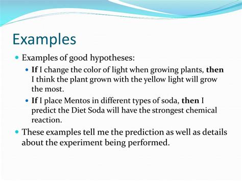 PPT - Identifying Variables and Forming a Hypothesis PowerPoint ...