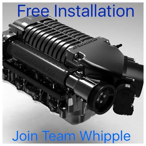 Free Installation of Whipple Supercharger | 2015+ S550 Mustang Forum ...