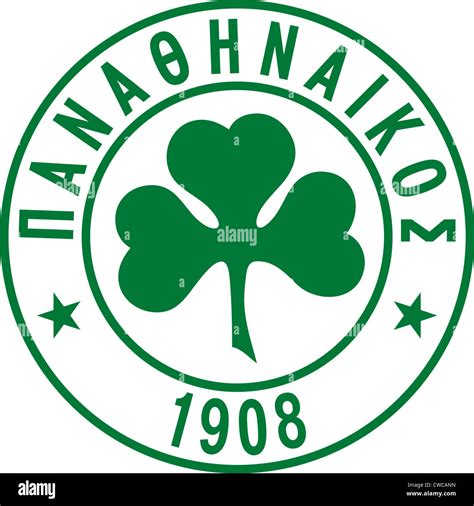 Logo of Greek football team Panathinaikos Athens Stock Photo, Royalty ...