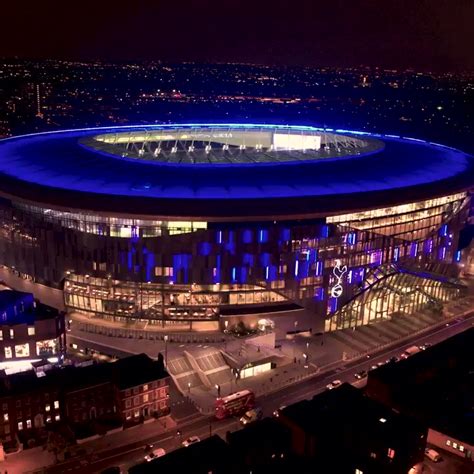 Tottenham Hotspur Stadium Night / White Hart Lane Stadium 5765 In London - April 3, 2019, 12:46 ...