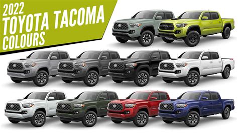 2024 Toyota Tacoma Colors Chart - Bibby Cherice