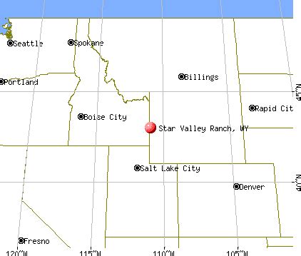 Star Valley Wyoming Map