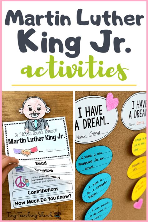 Martin Luther King Jr Activity & Resources for 1st Grade Students - Tiny Teaching Shack