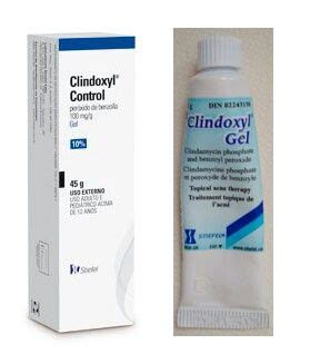 Clindoxyl gel. If you have acne you should ask you derm and try this ...