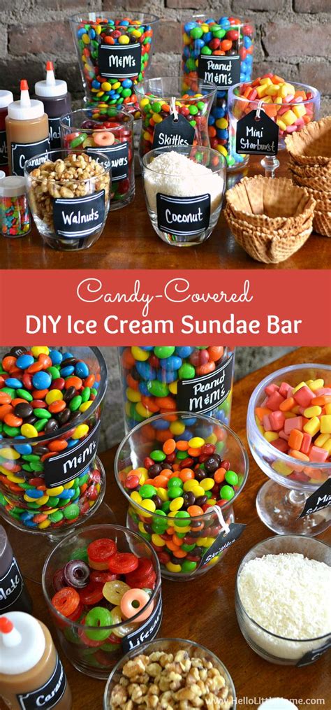 DIY Ice Cream Sundae Bar