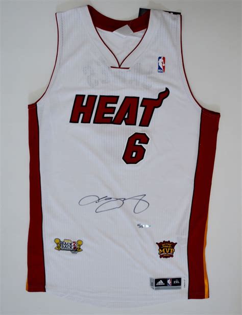 Autographed Lebron James Miami Heat Jersey | DPI Sports