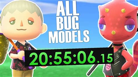 I Collected EVERY BUG MODEL in Animal Crossing New Horizons! - YouTube