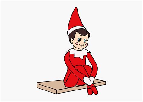 Scariest Clip Elf On Shelf - Christmas Drawings Elf On The Shelf, HD ...