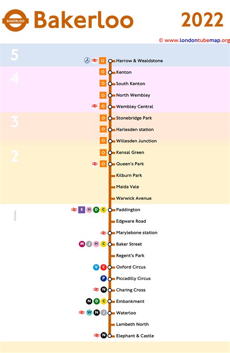 Bakerloo Line London Underground Tube Map Car Line Diagram | The Best ...