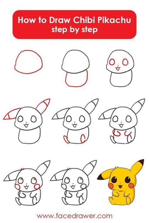 Wie zeichnet man Chibi-Pikachu? #drawing Wie zeichnet man Chibi-Pikachu?, #chib... - Wie ...