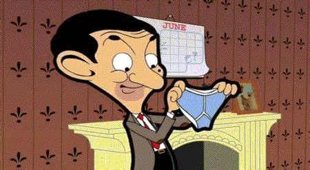 Free Famous Cartoon Pictures: Mr Bean Animated GIF Cartoons - Mr Bean GIF