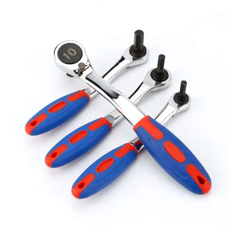 Quick Ratchet Hex Wrench Set 1PCS 4 Head Hexagonal Spanner Hexagon Key Hand Tools 2 4 2.5 4.5 3 ...