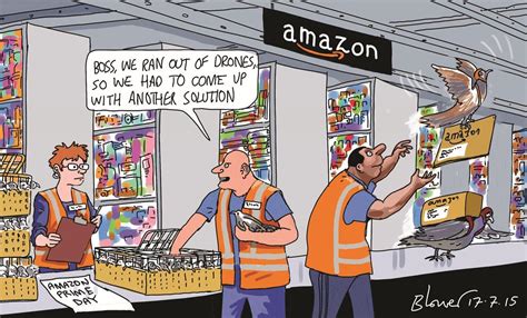 Blower’s retail cartoon: Amazon delivers its Prime Day parcels ...