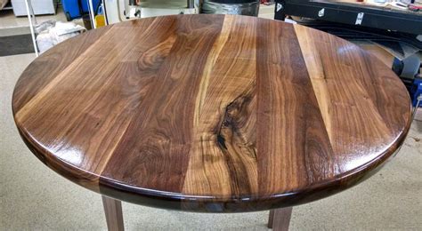 Round Walnut Table Top 364248 Solid | Etsy | Madera maciza, Madera, Losas macizas