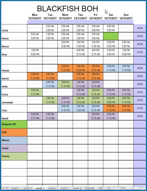 Class Schedule Template 36 Free Word Excel Documents