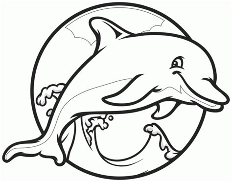 Get This Dolphin Coloring Pages for Kids 56481