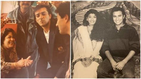 Raveena Tandon shares vintage pics with Saif Ali Khan, Sanjay Dutt; misses busses and antakshari ...