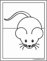 Mouse Coloring Pages To Print And Customize For Kids sketch template