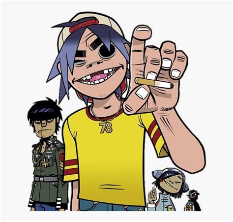 Gorillaz Art , Png Download - Gorillaz Phase 1 Hd, Transparent Png - kindpng