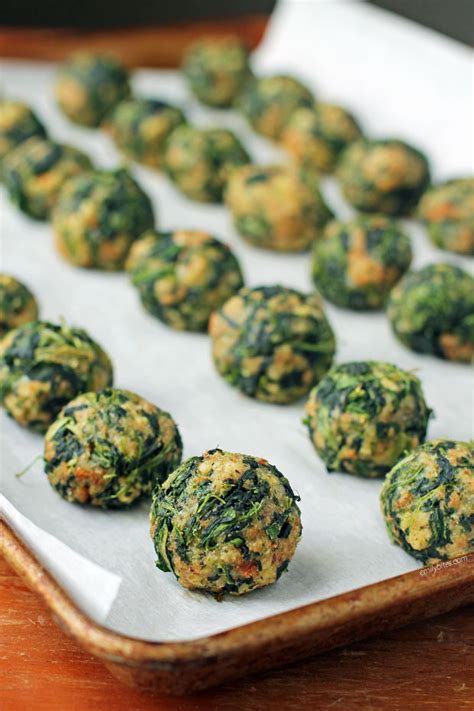 Spinach Balls - Emily Bites | Recipe | Spinach balls, Recipes, Appetizer recipes