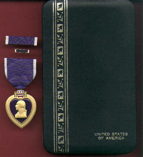 Vietnam War US Purple Heart Medal With Case Ribbon - Etsy