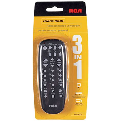 RCA 3-in-One Remote Control, Universal - TVs & Electronics ...