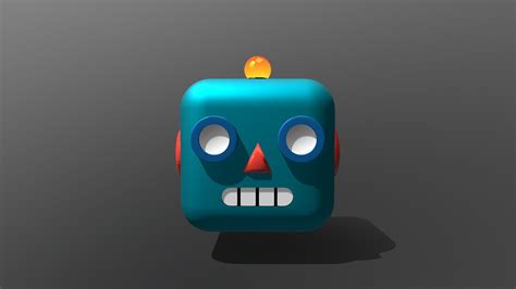 robot emoji (Apple) - Download Free 3D model by Yokarra [f737ea8 ...