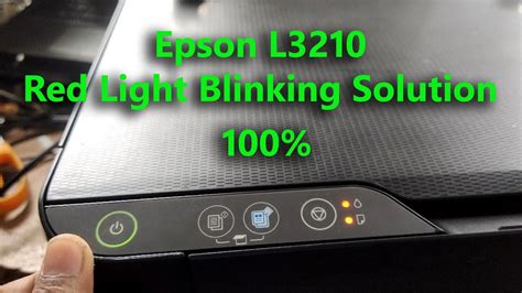 Epson L3210 Red Light Blinking Solution II Epson L3210 Head Not Moving Problem - YouTube