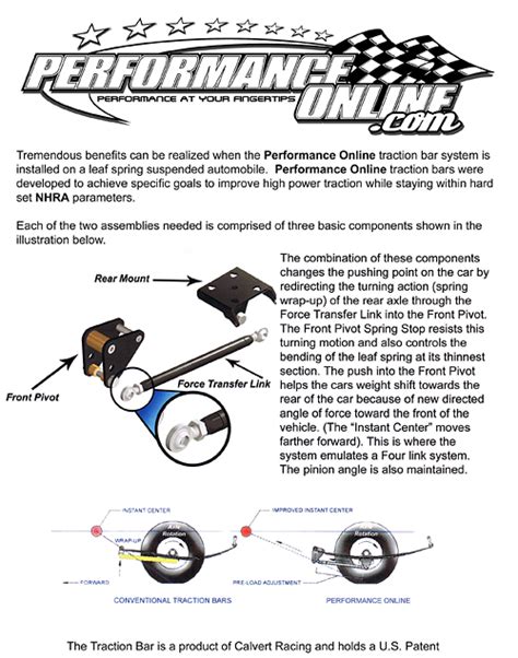 Caltracs Traction Bar - POL - Performance Online, Inc